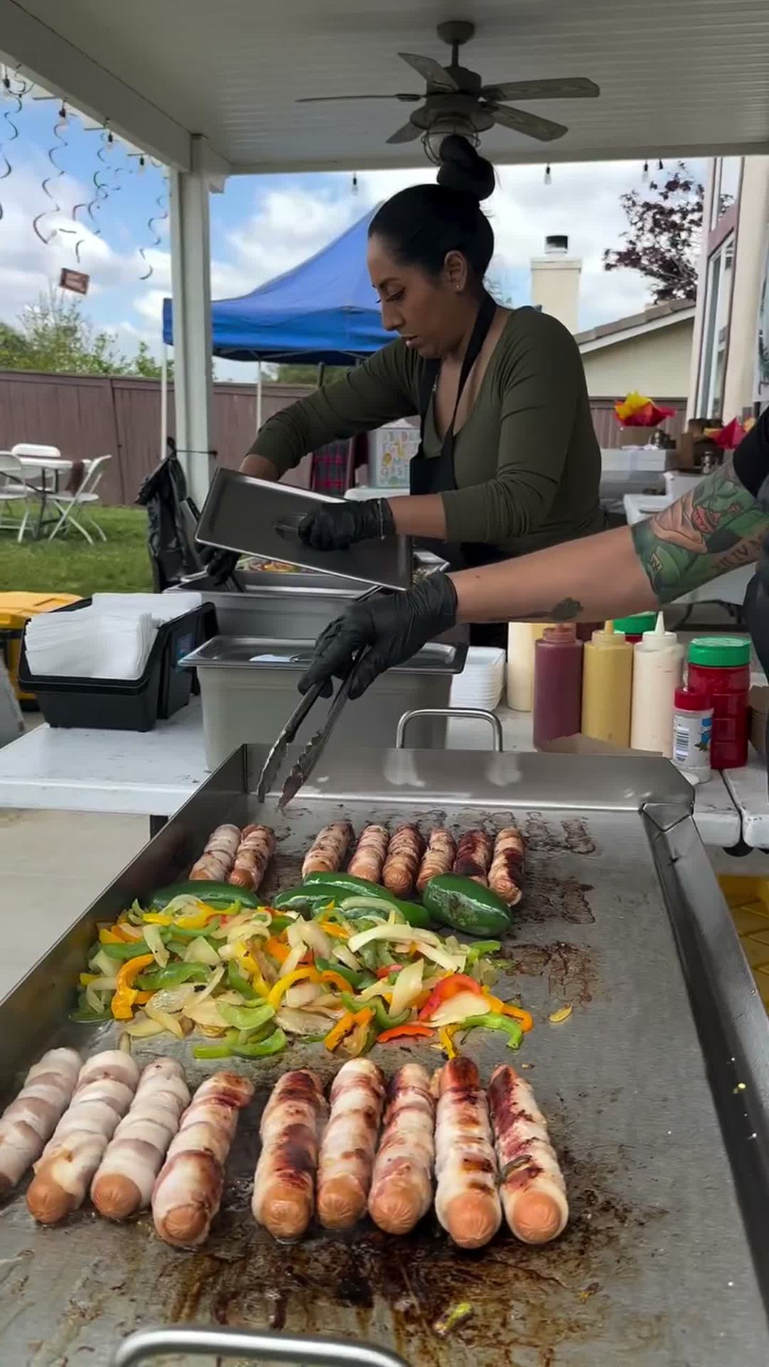 Real backyard party we catered